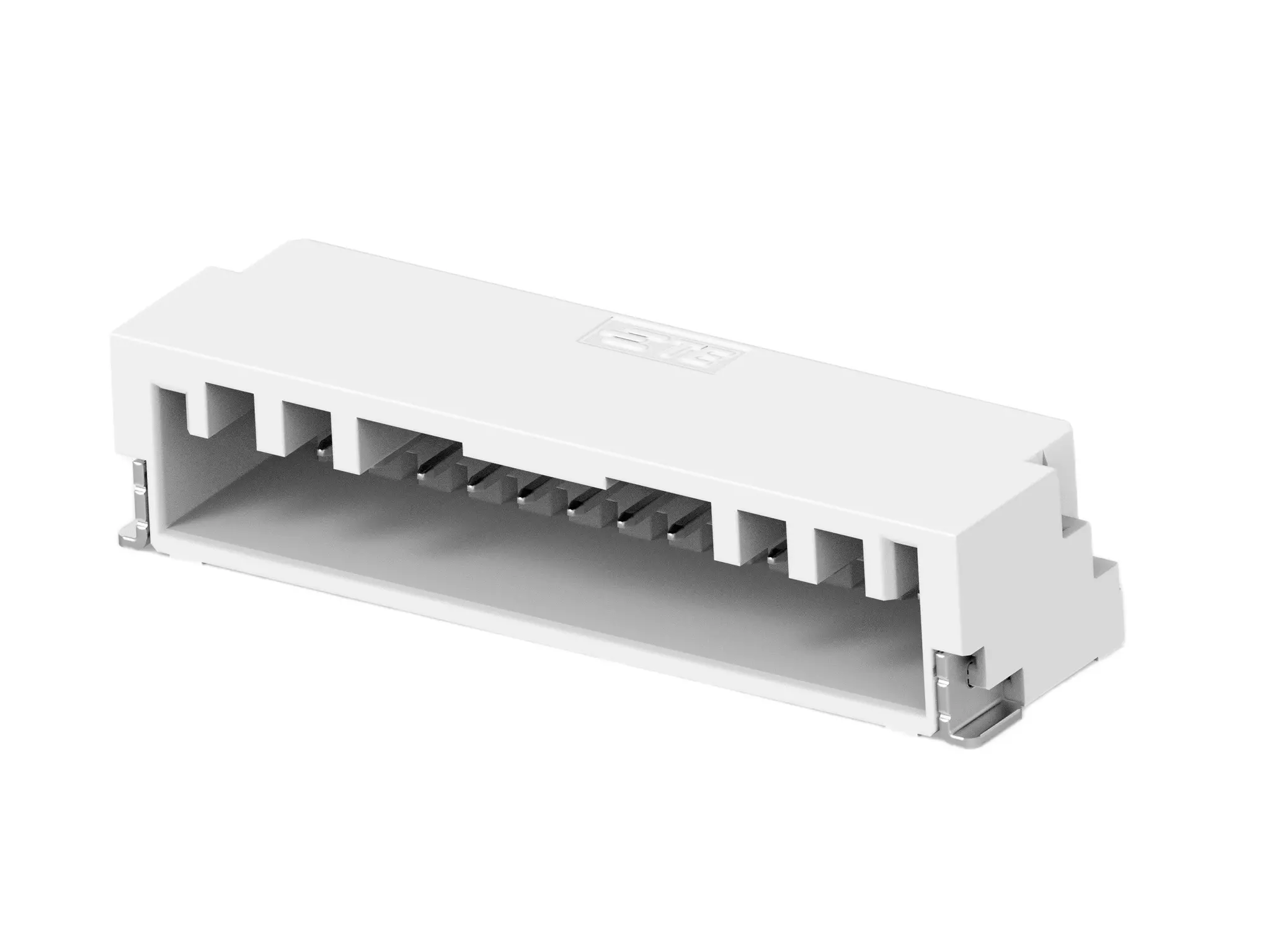 Produktfoto 1 von TE Connectivity GRACE INERTIA 1.25 Leiterplattenleiste gewinkelt, 14-polig / 1-reihig, Raster 1.25 mm Raster Oberfläche,