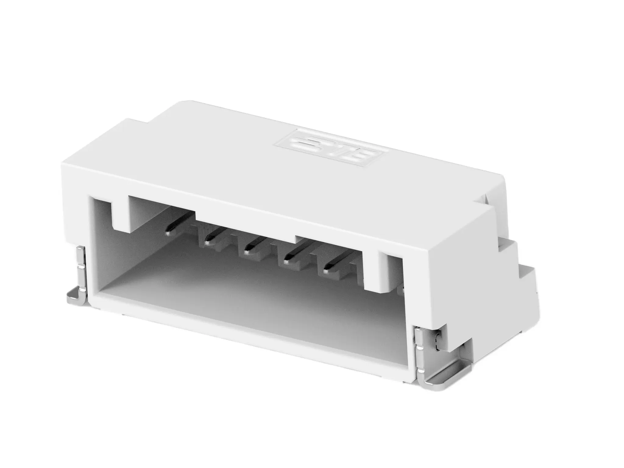 TE Connectivity GRACE INERTIA 1.25 Leiterplattenleiste gewinkelt, 7-polig / 1-reihig, Raster 1.25 mm Raster Oberfläche,