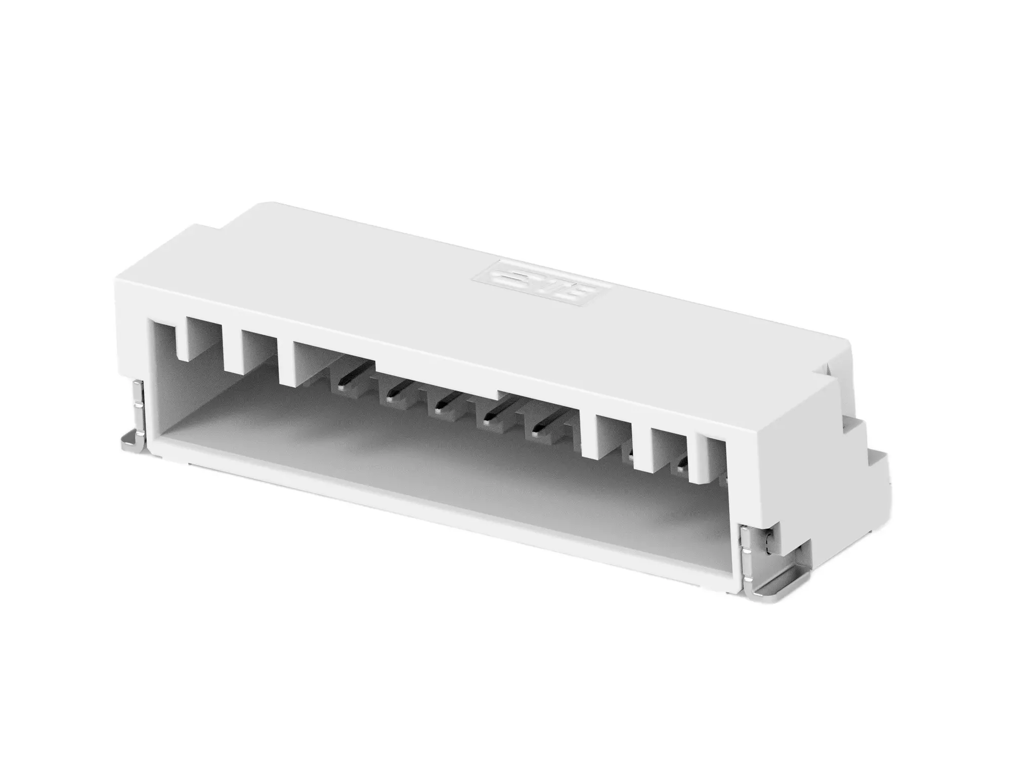 Produktfoto 1 von TE Connectivity GRACE INERTIA 1.25 Leiterplattenleiste gewinkelt, 11-polig / 1-reihig, Raster 1.25 mm Raster Oberfläche,
