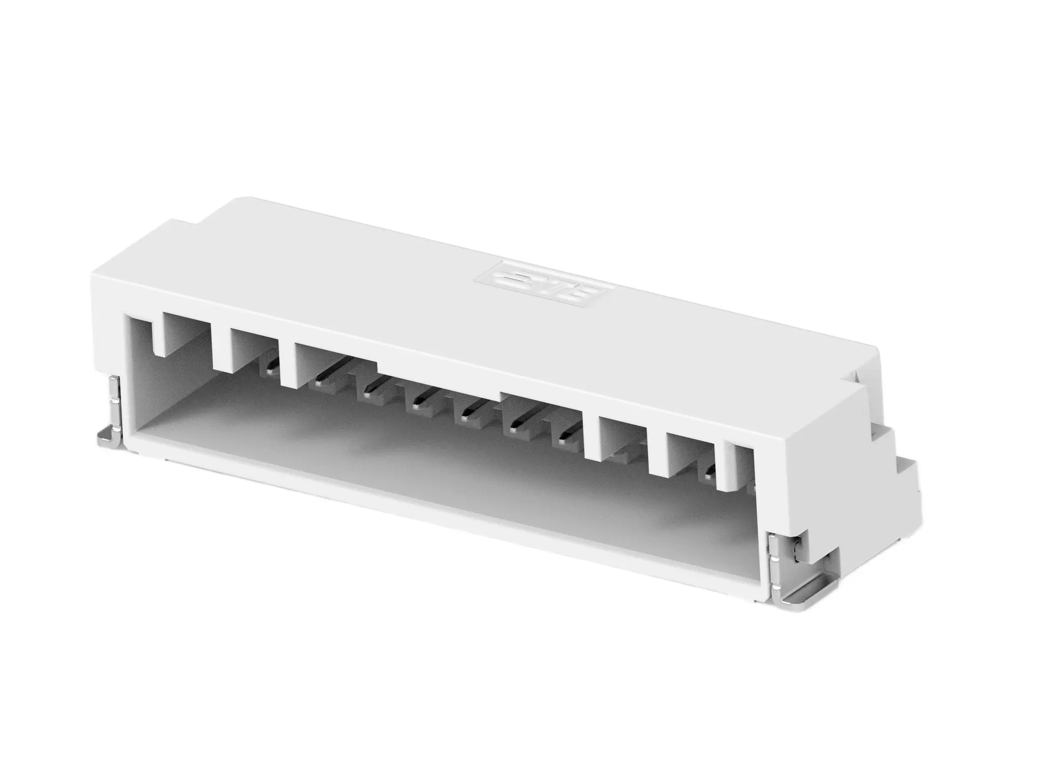 Produktfoto 1 von TE Connectivity GRACE INERTIA 1.25 Leiterplattenleiste gewinkelt, 12-polig / 1-reihig, Raster 1.25 mm Raster Oberfläche,