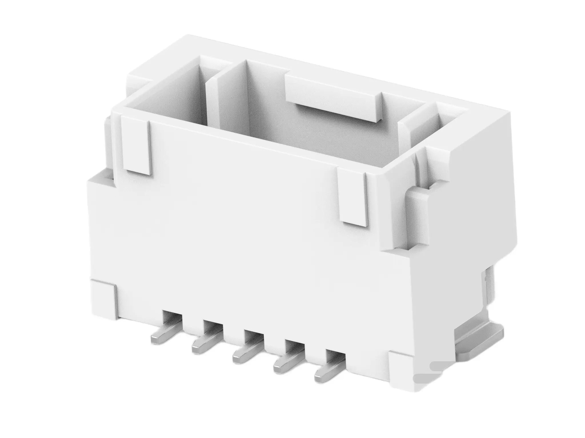 Produktfoto 1 von TE Connectivity GRACE INERTIA 1.25 Leiterplattenleiste Vertikal, 5-polig / 1-reihig, Raster 1.25 mm Raster Oberfläche,