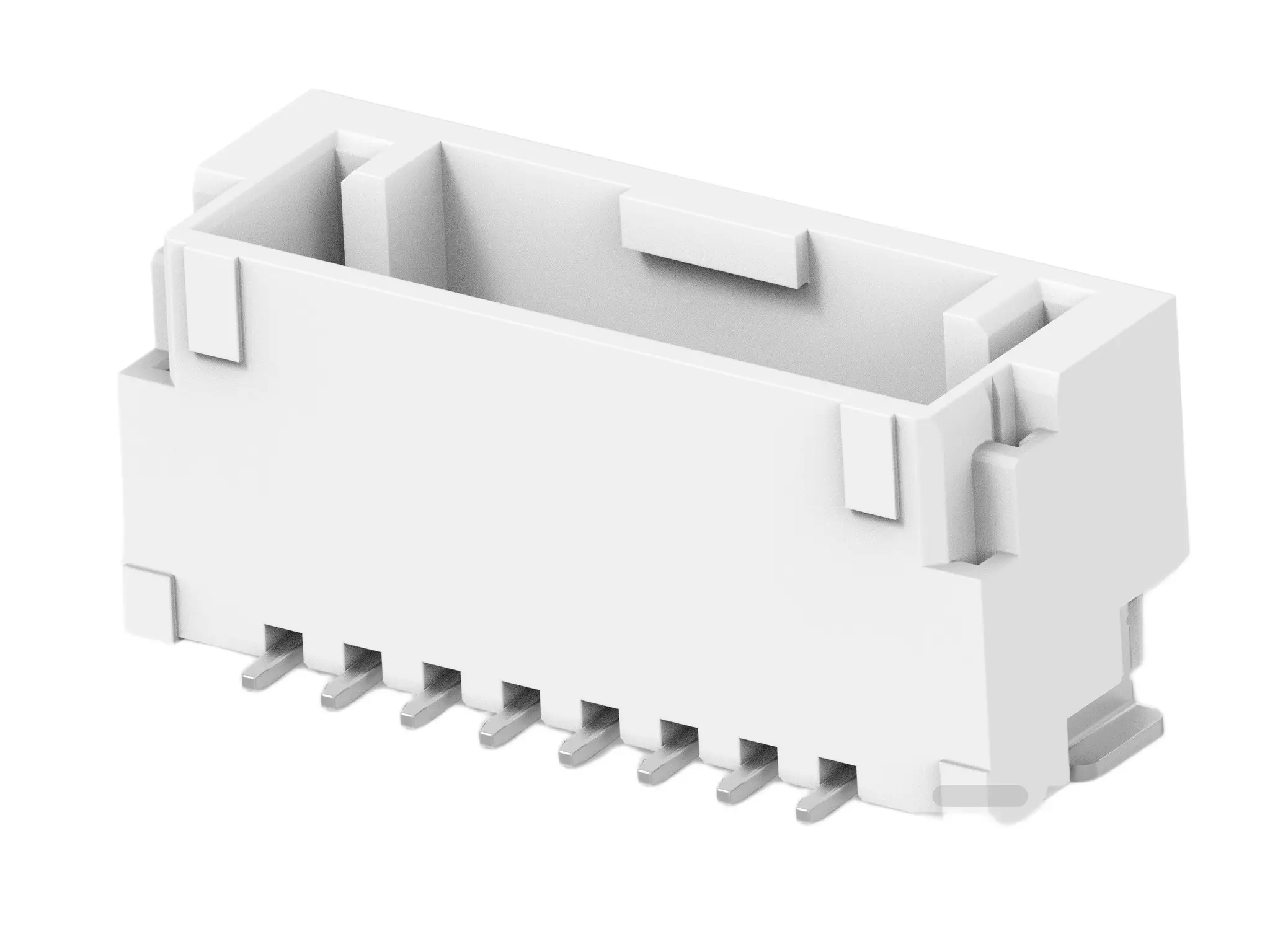 Produktfoto 1 von TE Connectivity GRACE INERTIA 1.25 Leiterplattenleiste Vertikal, 8-polig / 1-reihig, Raster 1.25 mm Raster Oberfläche,