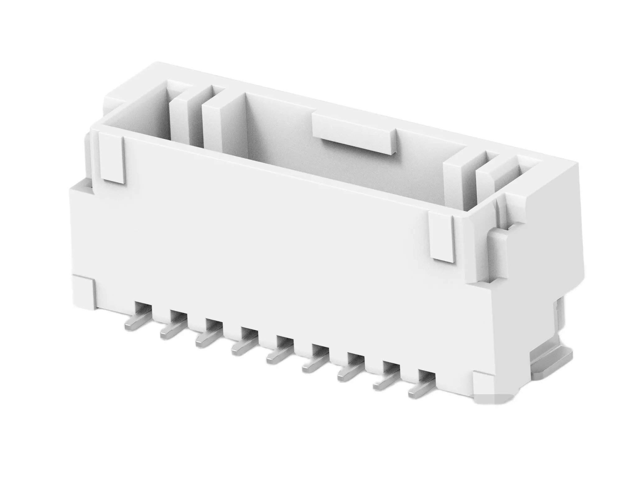 Produktfoto 1 von TE Connectivity GRACE INERTIA 1.25 Leiterplattenleiste Vertikal, 9-polig / 1-reihig, Raster 1.25 mm Raster Oberfläche,