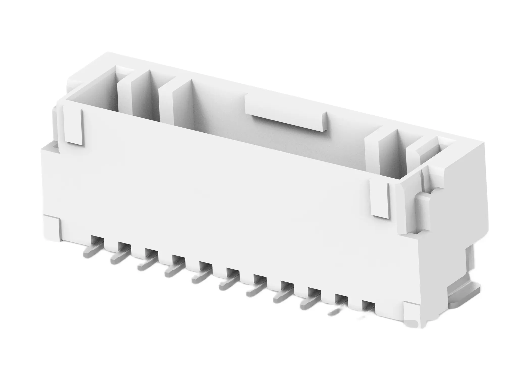 Produktfoto 1 von TE Connectivity GRACE INERTIA 1.25 Leiterplattenleiste Vertikal, 11-polig / 1-reihig, Raster 1.25 mm Raster Oberfläche,