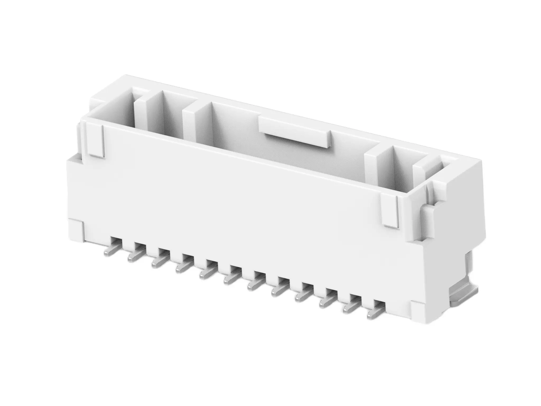 Produktfoto 1 von TE Connectivity GRACE INERTIA 1.25 Leiterplattenleiste Vertikal, 12-polig / 1-reihig, Raster 1.25 mm Raster Oberfläche,
