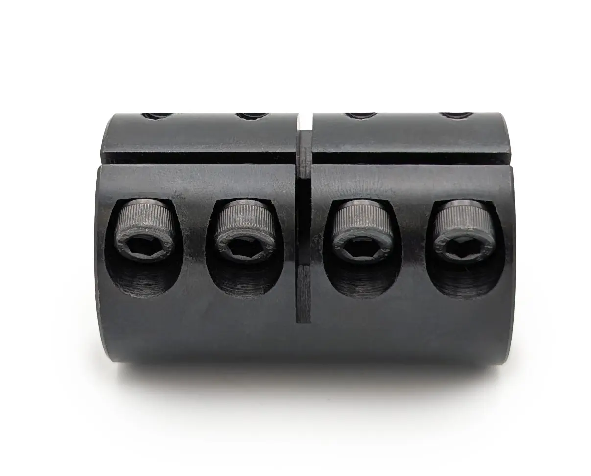 Produktfoto 1 von RS PRO Klauenkupplung, Außen-Ø 45 mm Außen-ø  Stahl C45 (En8) (schwarz oxidiert) x 75 mm