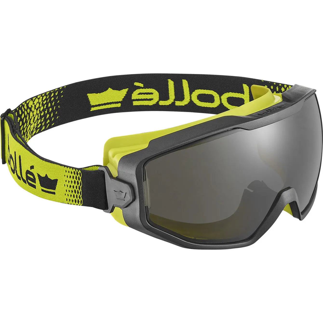 Produktfoto 1 von Bolle Spectrum Schutzbrille, Carbonglas, Geräuchert Belüftet, Rahmen aus Thermoplast-Gummi, Polycarbonat