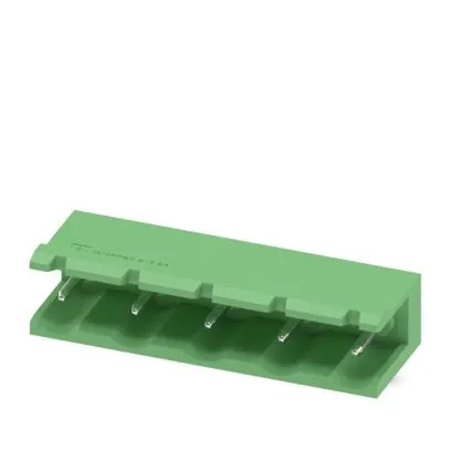 Phoenix Contact Leiterplattenleiste Abgewinkelt, 5-polig / 1-reihig, Raster 7.62 mm Raster Wellenlötmontage, COMBICON