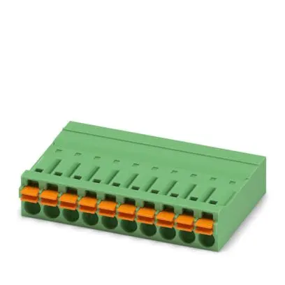 Produktfoto 1 von Phoenix Contact Leiterplattensteckverbinder, 10-polig / 1-reihig, Raster 3.5 mm