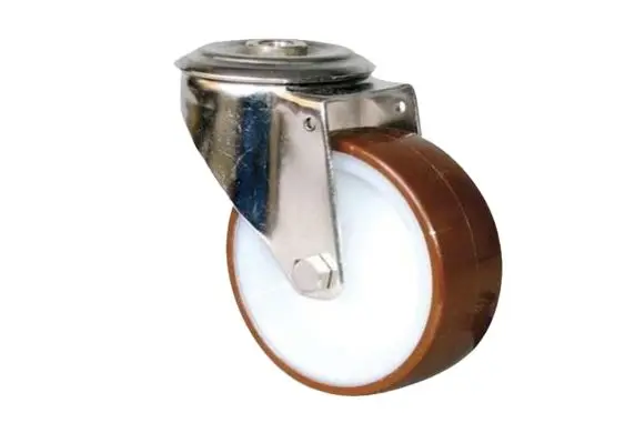 Produktfoto 1 von Guitel Hervieu Drehlager Lenkrolle, Rad ø 125mm, 200kg, Ges H. 155mm, Bolzenloch