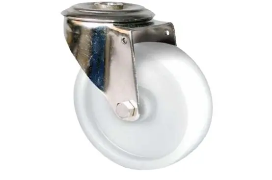 Produktfoto 1 von Guitel Hervieu Drehlager Lenkrolle, Rad ø 125mm, 200kg, Ges H. 155mm, Bolzenloch