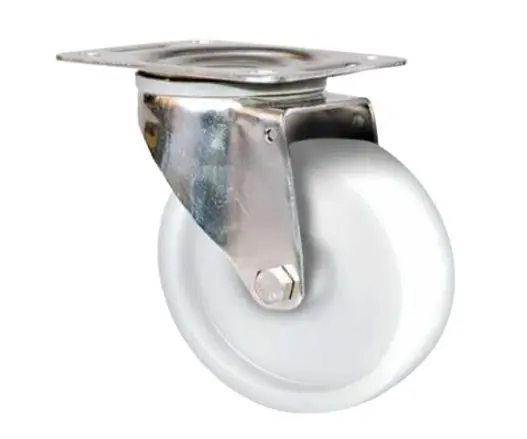 Produktfoto 1 von Guitel Hervieu Drehlager Lenkrolle, Rad ø 125mm, 200kg, Ges H. 155mm, Platte