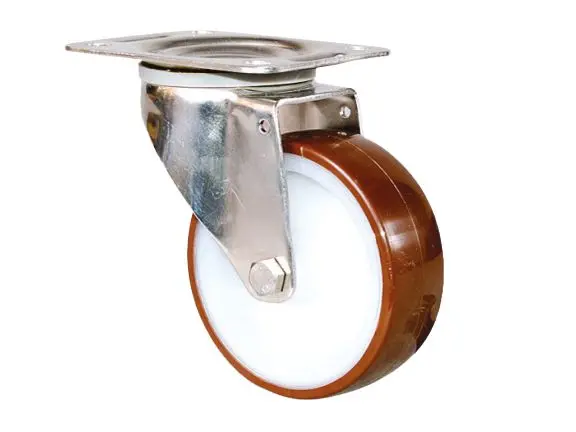 Produktfoto 1 von Guitel Hervieu Drehlager Lenkrolle, Rad ø 80mm, 150kg, Ges H. 108mm, Platte