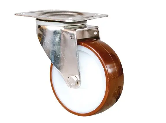 Produktfoto 1 von Guitel Hervieu Drehlager Lenkrolle, Rad ø 200mm, 300kg, Ges H. 240mm, Platte