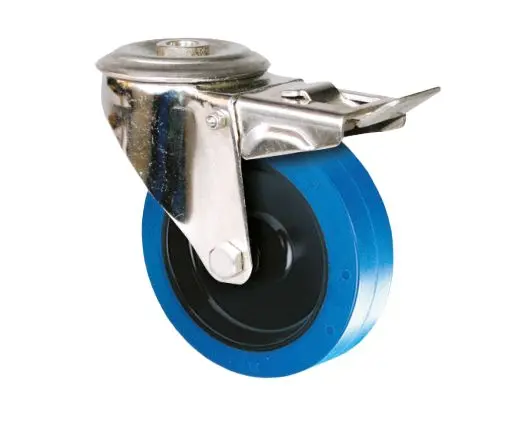 Produktfoto 1 von Guitel Hervieu Gebremst, schwenkbar Rolle, Rad ø 80 mm, 100 kg, Ges H. 108 mm