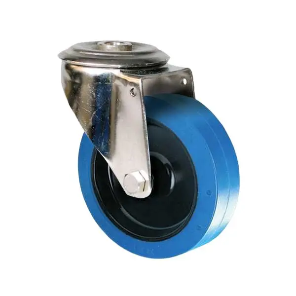 Produktfoto 1 von Guitel Hervieu Drehlager Lenkrolle, Rad ø 100mm, 150kg, Ges H. 128mm, Bolzenloch