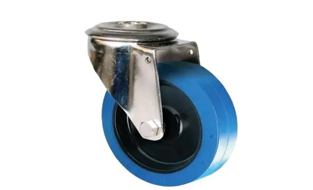 Produktfoto 1 von Guitel Hervieu Drehlager Lenkrolle, Rad ø 125mm, 200kg, Ges H. 155mm, Bolzenloch