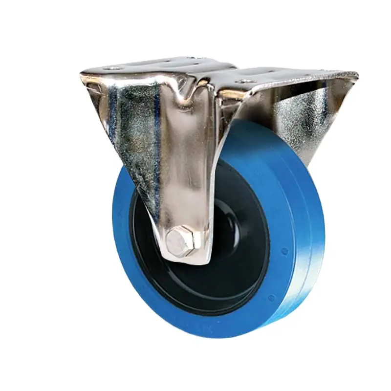 Produktfoto 1 von Guitel Hervieu Fest Lenkrolle, Rad ø 100mm, 150kg, Ges H. 128mm, Platte