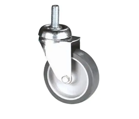 Produktfoto 1 von Guitel Hervieu Drehlager Lenkrolle, Rad ø 125mm, 70kg, Ges H. 156mm, Gewindebolzen