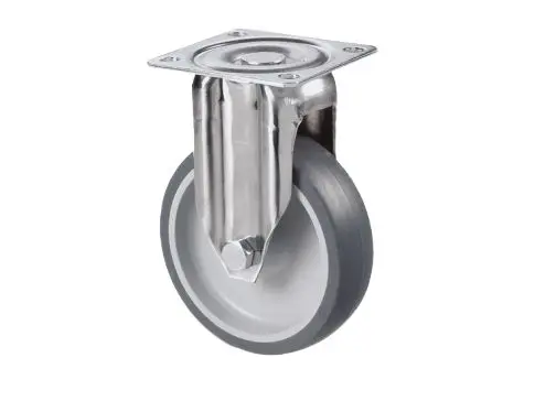 Produktfoto 1 von Guitel Hervieu Fest Lenkrolle, Rad ø 63mm, 60kg, Ges H. 90mm, Platte
