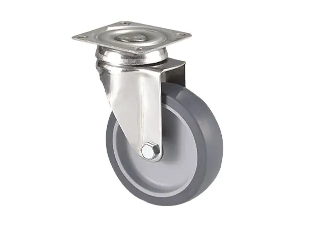 Produktfoto 1 von Guitel Hervieu Drehlager Lenkrolle, Rad ø 100mm, 80kg, Ges H. 134mm, Platte