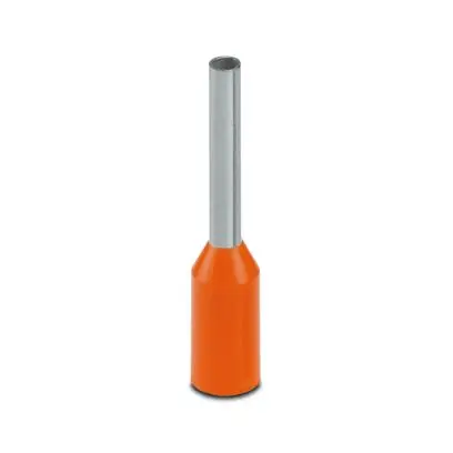 Produktfoto 1 von Phoenix Contact Aderendhülse, Stift ø 1.1 mm, Orange, Polypropylen, 8 mm, 14 mm, Isoliert, 20 AWG max.