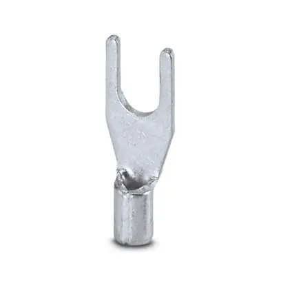 Produktfoto 1 von Phoenix Contact C-FC Silber Unisoliert Gabelkabelschuh B. 6.2 mm, M3.5 20 AWG 17 AWG