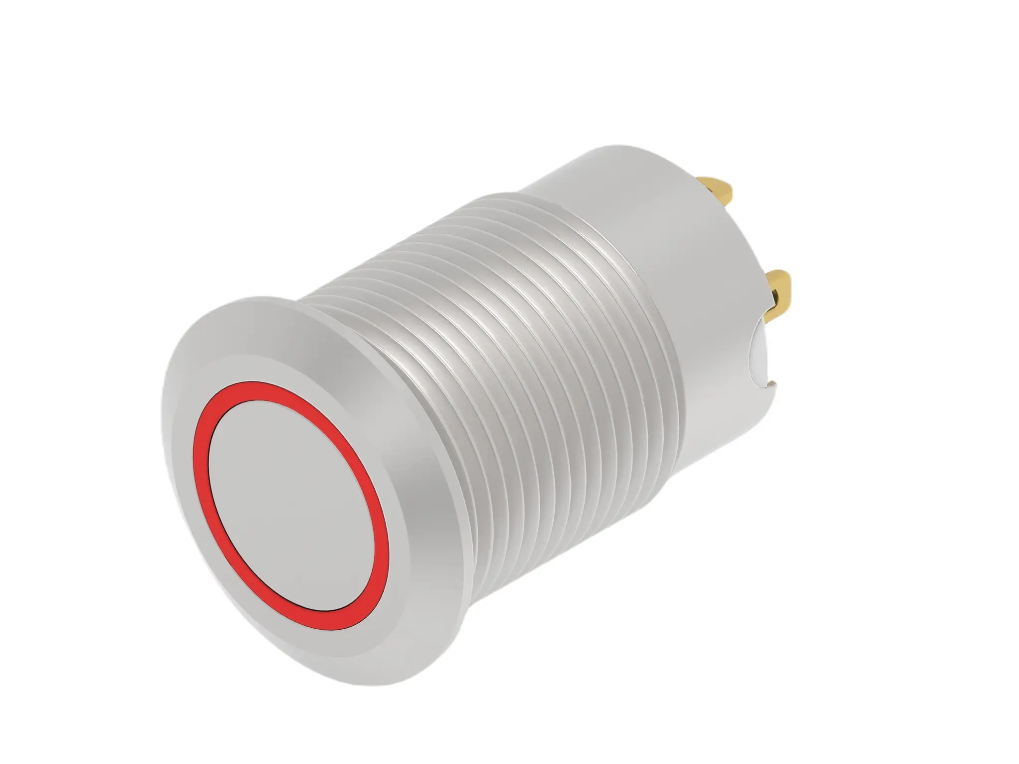 Produktfoto 1 von TE Connectivity AV12 Druckschalter Rot, Grün Beleuchtet Tastend Schraubanschlussklemme Ø 12 mm, SPST / 100 mA 12 V dc 24
