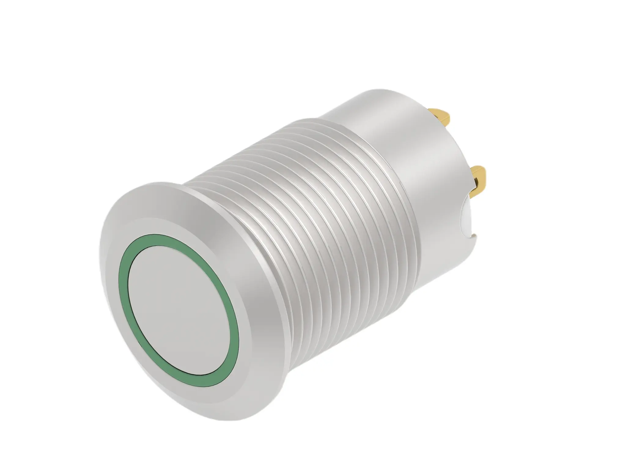 Produktfoto 1 von TE Connectivity AV12 Druckschalter Grün, Rot Beleuchtet Tastend Schraubanschlussklemme Ø 12 mm, SPST / 100 mA 24 V dc 24