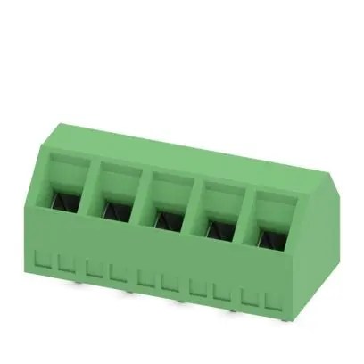 Produktfoto 1 von Phoenix Contact Printklemme / Stecker Wellenlöten 5-polig / 1-reihig, Raster 5mm