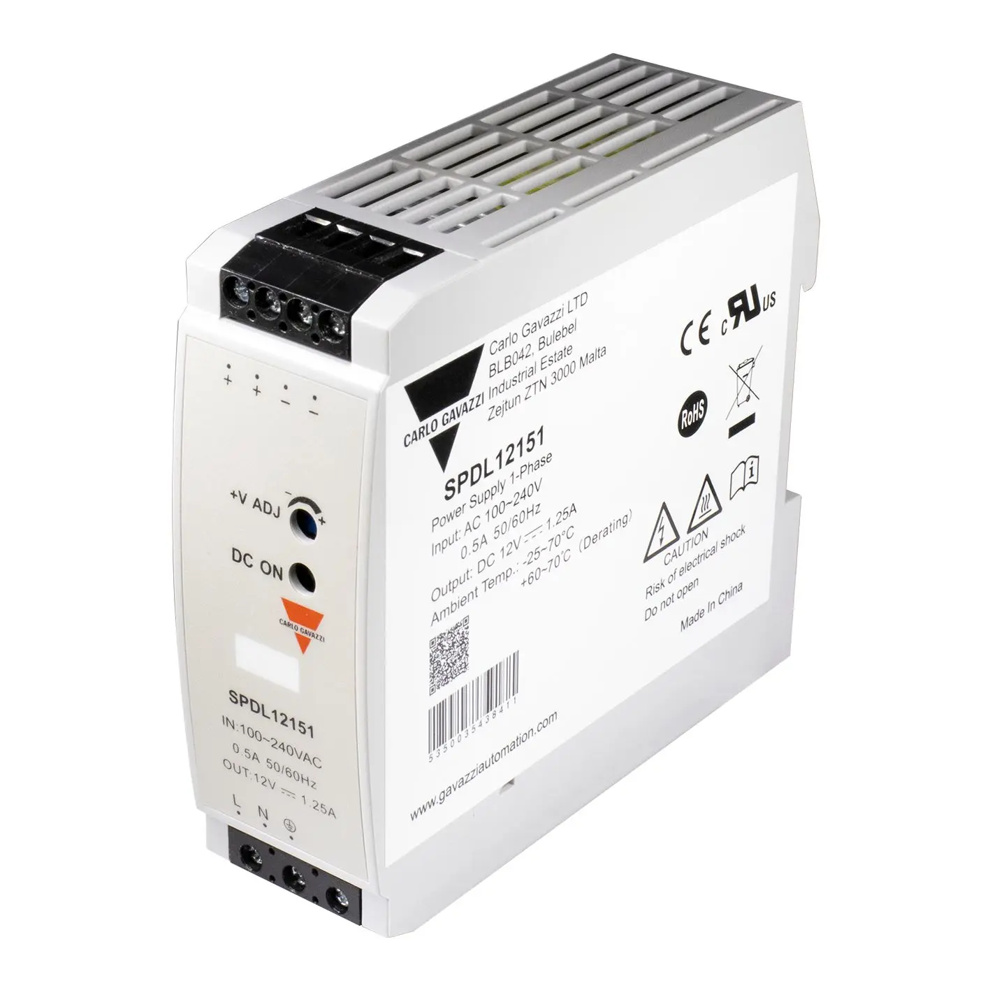 Carlo Gavazzi Schaltnetzteil, 12V / 1.25A 15W 100 → 240V dc