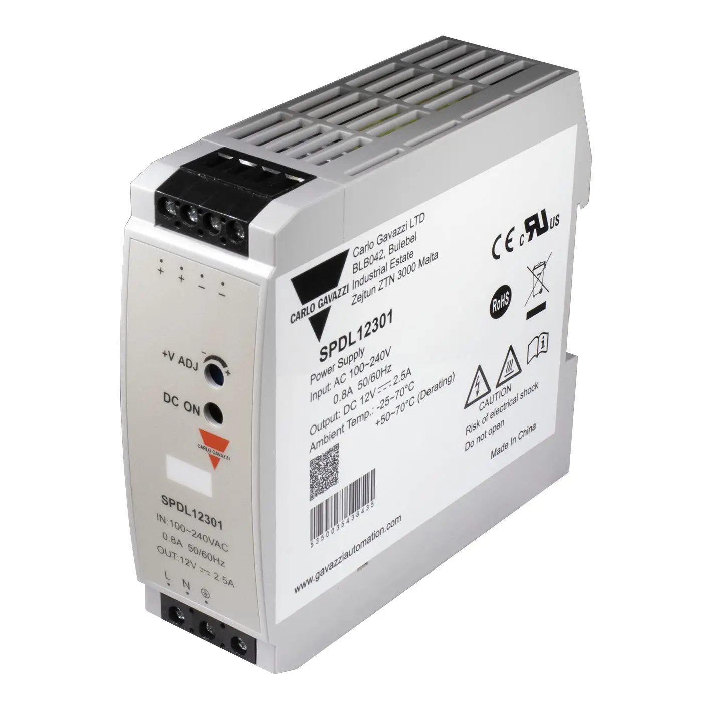 Produktfoto 1 von Carlo Gavazzi Schaltnetzteil, 12V / 2.5A 30W 100 → 240V dc