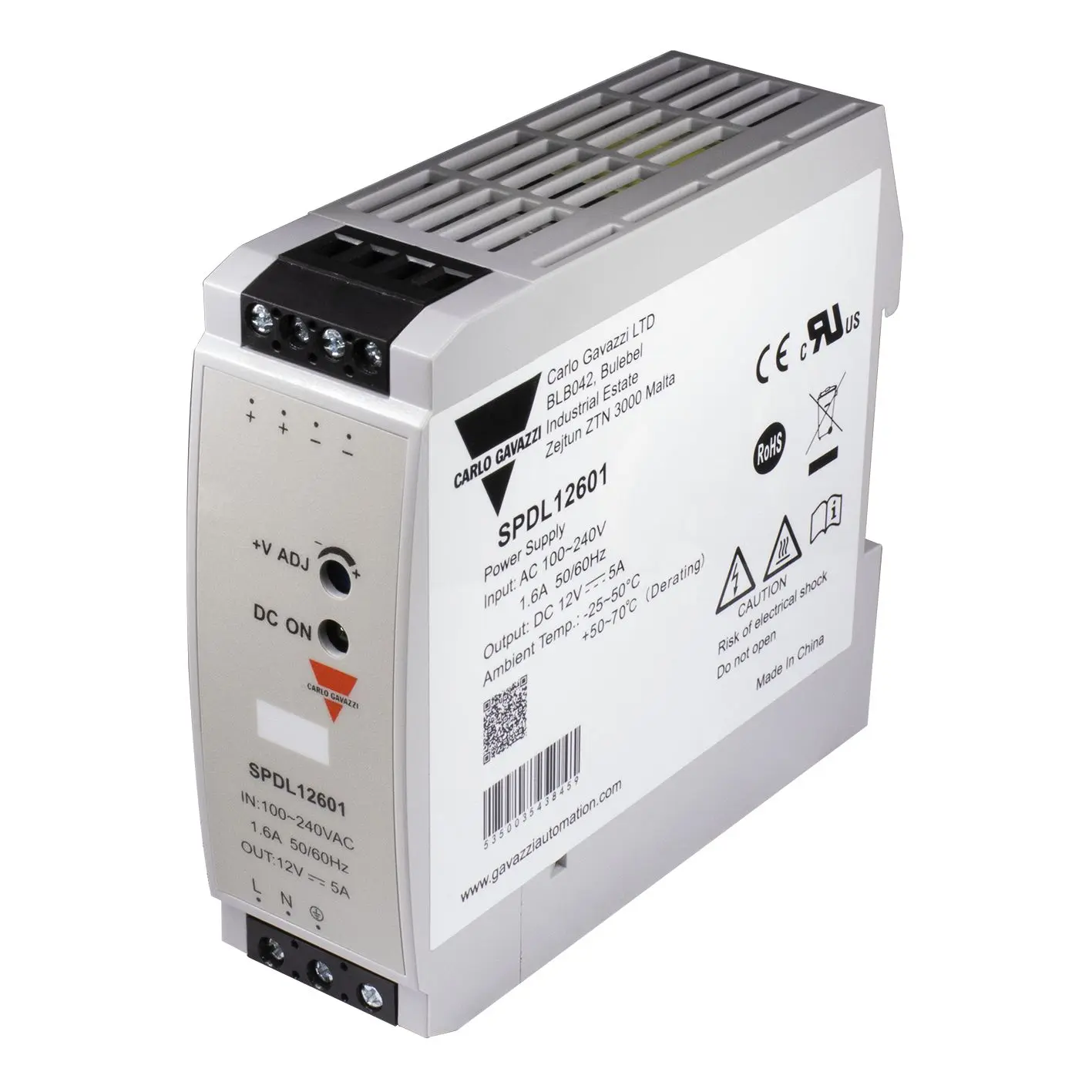 Produktfoto 1 von Carlo Gavazzi Schaltnetzteil, 12V / 5A 60W 100 → 240V dc