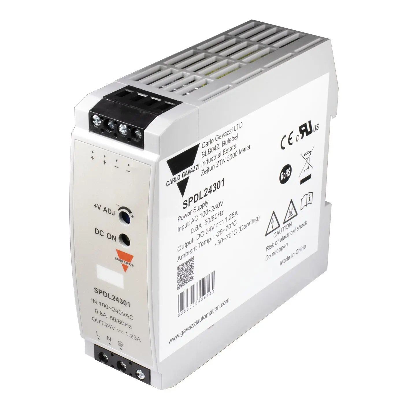 Produktfoto 1 von Carlo Gavazzi Schaltnetzteil, 24V / 1.25A 30W 100 → 240V dc