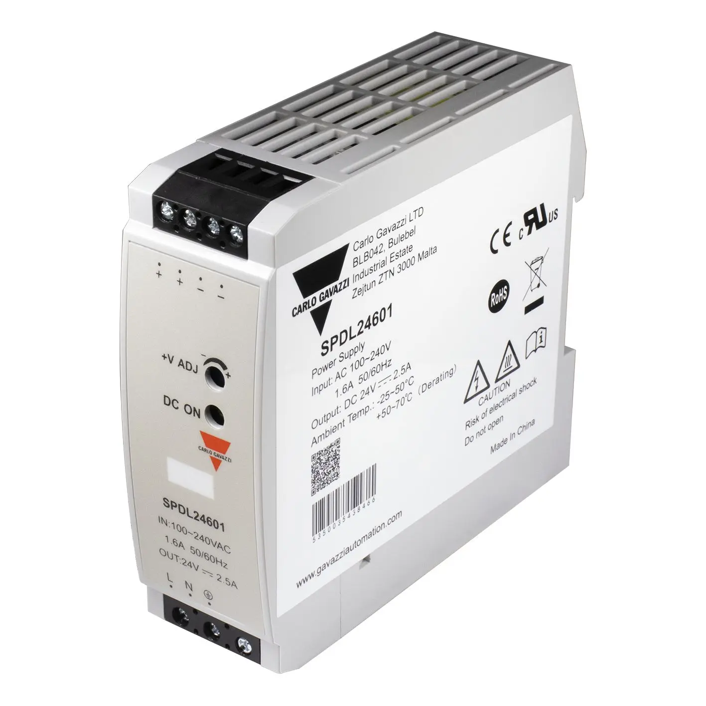 Produktfoto 1 von Carlo Gavazzi Schaltnetzteil, 24V / 2.5A 60W 100 → 240V dc