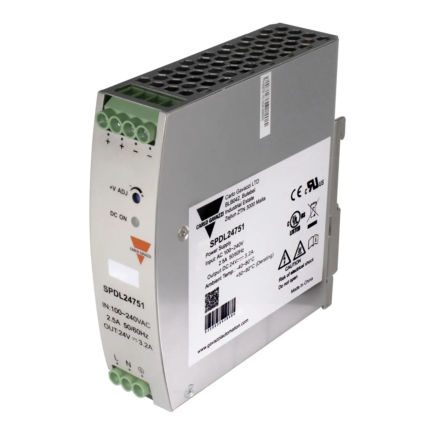 Produktfoto 1 von Carlo Gavazzi Schaltnetzteil, 24V / 3.125A 75W 100 → 240V dc