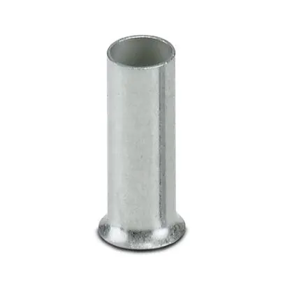 Produktfoto 1 von Phoenix Contact Aderendhülse, Stift ø 2.2 mm, Silber, 7 mm, 7 mm, 14 AWG max.