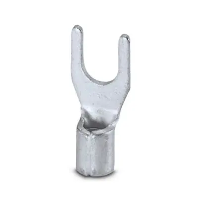 Produktfoto 1 von Phoenix Contact C-FC Silber Unisoliert Gabelkabelschuh B. 9 mm, M5 13 AWG 9 AWG