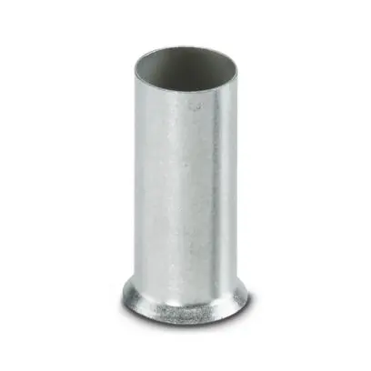 Produktfoto 1 von Phoenix Contact Aderendhülse, Stift ø 8.3 mm, Silber, 20 mm, 2 AWG max.