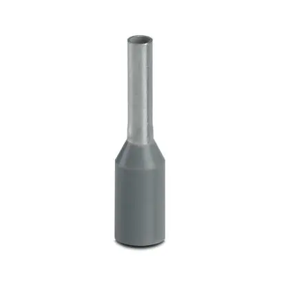 Produktfoto 1 von Phoenix Contact Aderendhülse, Stift ø 1.3 mm, Grau, Polypropylen, 6 mm, Isoliert, 18 AWG max.