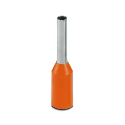 Produktfoto 1 von Phoenix Contact Aderendhülse, Stift ø 1.1 mm, Orange, Polypropylen, 6 mm, Isoliert, 20 AWG max.