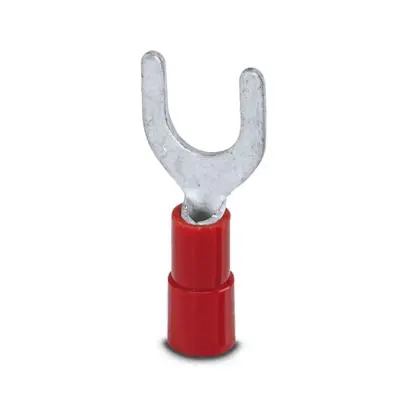 Produktfoto 1 von Phoenix Contact C-FCI Rot Isoliert Gabelkabelschuh B. 1.7 mm, M6 Polyamid 20 AWG 15 AWG