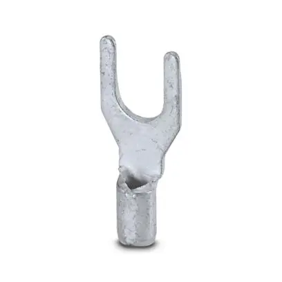 Produktfoto 1 von Phoenix Contact C-FC Silber Unisoliert Gabelkabelschuh B. 7.2 mm, M4 20 AWG 17 AWG