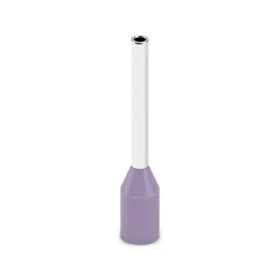 Produktfoto 1 von Phoenix Contact Aderendhülse, Stift ø 0.8 mm, Violett, Polypropylen, 8 mm, 12.5 mm, Isoliert, 24 AWG max.