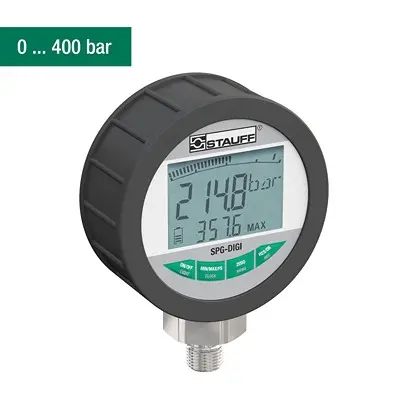 Stauff Digitales Druckmessgerät 0 bar → 600 bar G 1/4