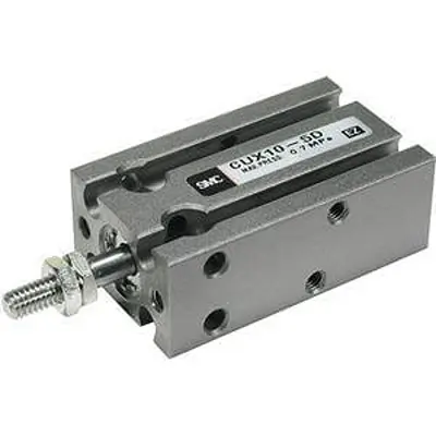 Produktfoto 1 von SMC CUX CDUX16-15D Kompakte Druckluftflasche 15 mm Doppeltwirkend, Bohrung Ø 16 mm, bis 0.7 Mpa