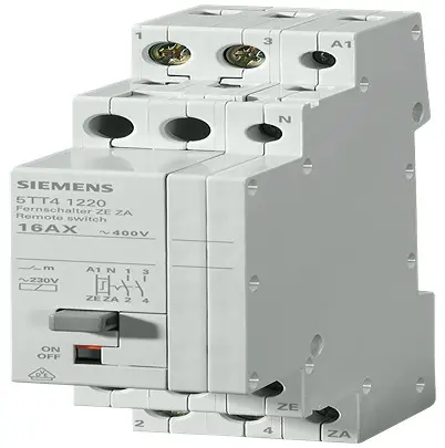 Produktfoto 1 von Siemens 400V (Volts) SENTRON 5TT4102 Sicherheitsrelais DIN-Hutschiene für Fernsteuerungsschalter / 16 A