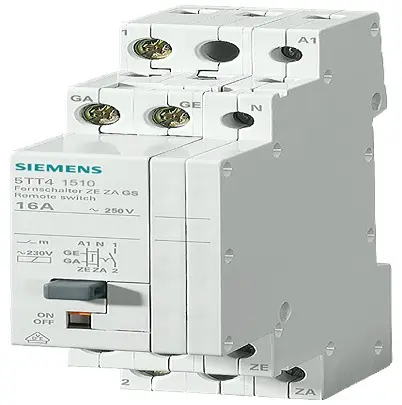 Siemens 400V (Volts) SENTRON 5TT4102 Sicherheitsrelais DIN-Hutschiene für Fernsteuerungsschalter / 16 A