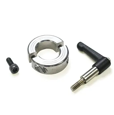 Ruland Aluminium Wellen-Klemmring Zweiteilig, mit Klemme 57 mm Außen-ø  x 15 mm