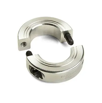 Ruland Aluminium Wellenmanschette Zweiteilig, mit Klemme 48 mm Außen-ø  x 15 mm
